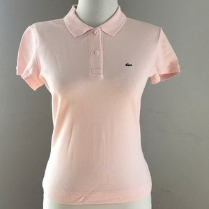 Lacoste Red Short sleeve Polo Shirt sz 38
